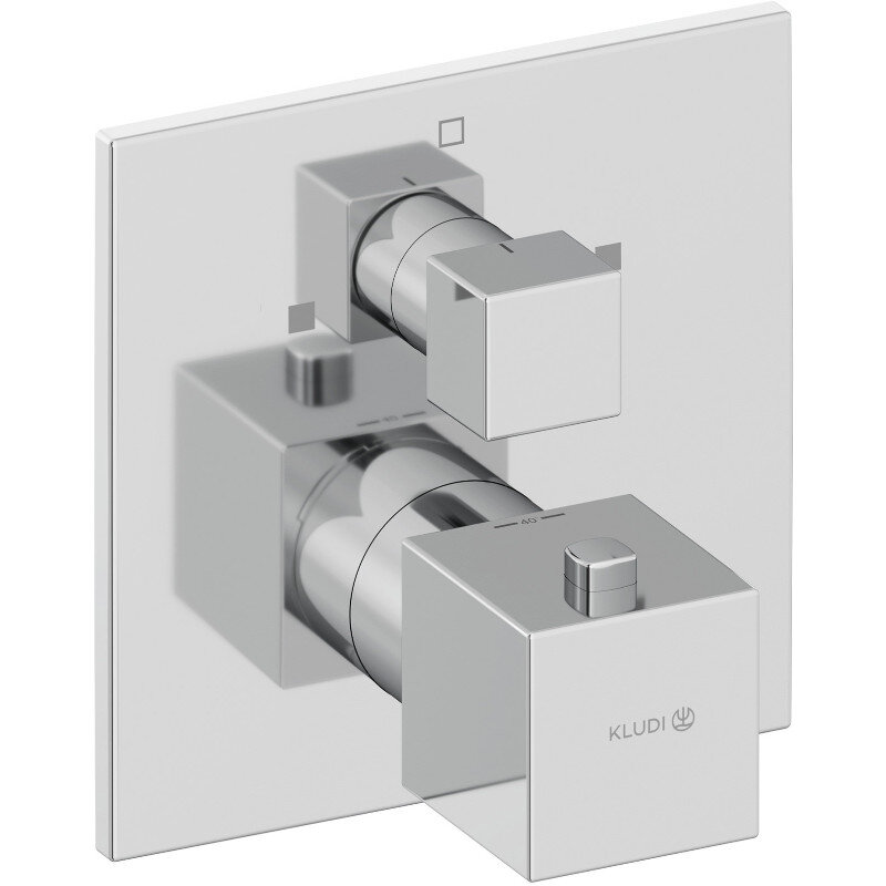 Термостатический смеситель для ванны и душа Kludi Decus 548100575