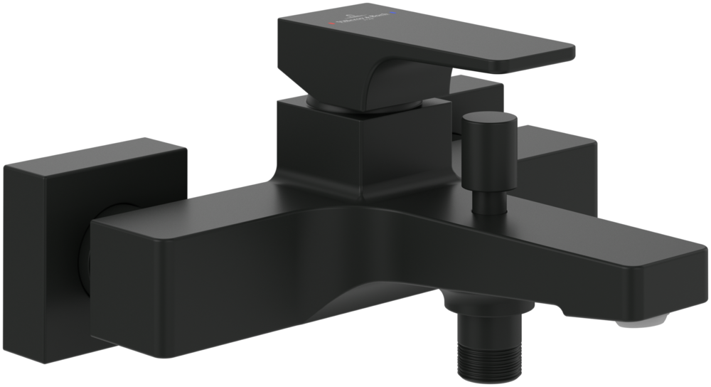 Смеситель для ванны Villeroy&Boch Architectura Square TVT125001000K5 черный матовый