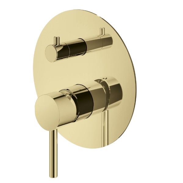 Смеситель для душа Plumberia Selection Ixo XO1901OR золото 24 карата