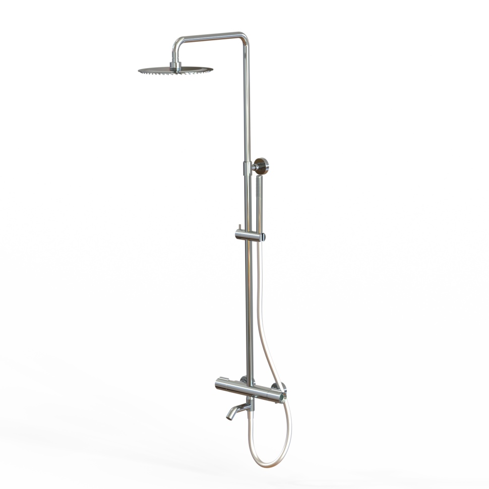 Душевая стойка Paini Cox 78CR687THSSD250F1B с термоcтатом