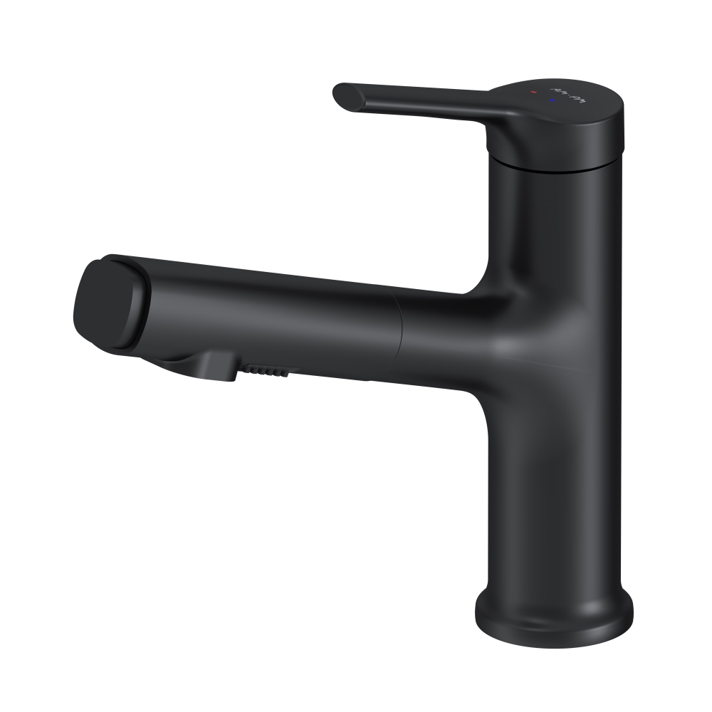 Смеситель для раковины AM.PM X-Joy F85A02122 черный матовый