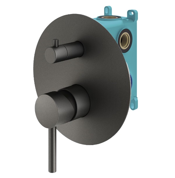 Смеситель для душа Plumberia Selection Ixo KIT1901GR графит матовый