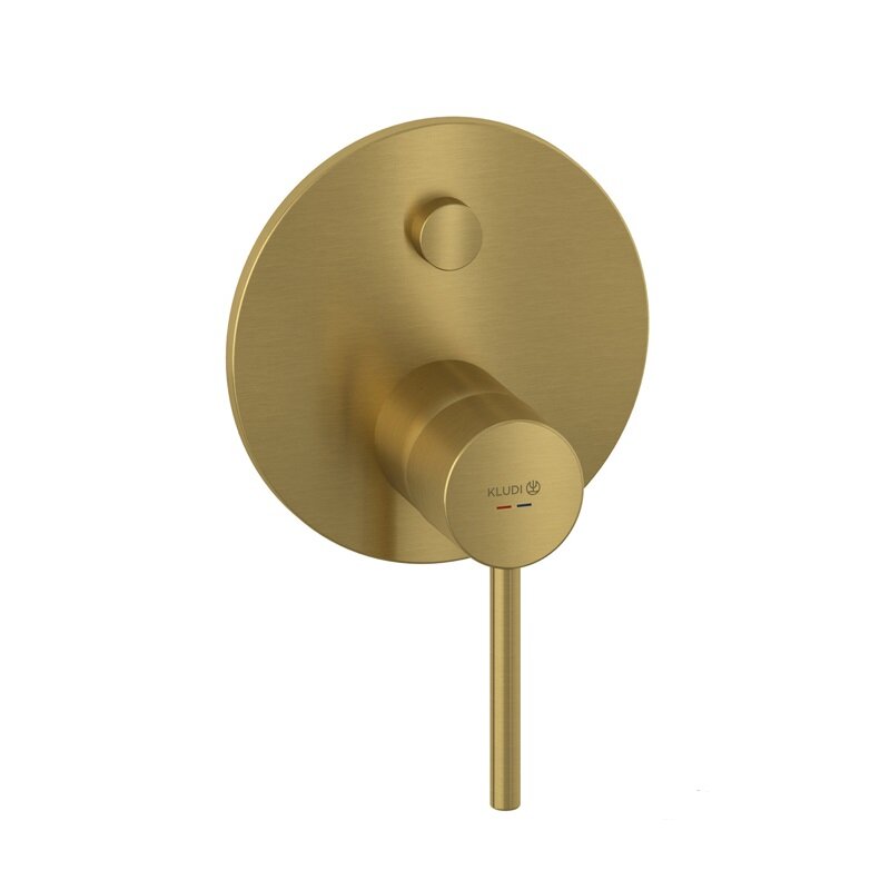Смеситель для ванны и душа Kludi Bozz 38759N076 брашированное золото
