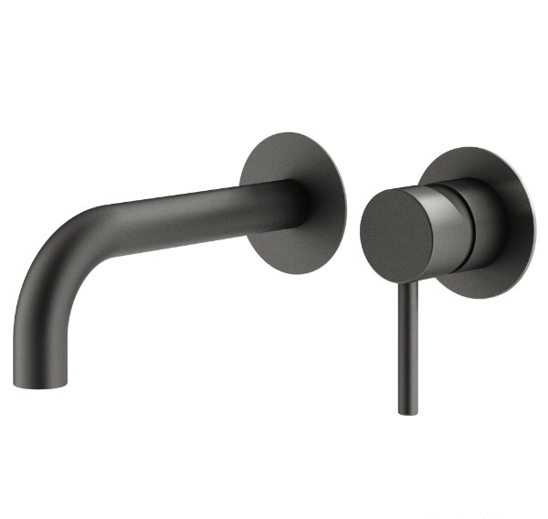 Смеситель для раковины Plumberia Selection Ixo KITXO1135GR210 графит матовый