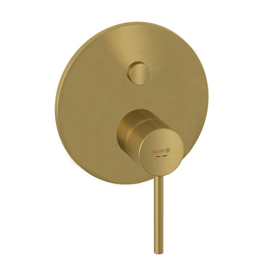 Смеситель для ванны и душа Kludi Bozz 38659N076 брашированное золото