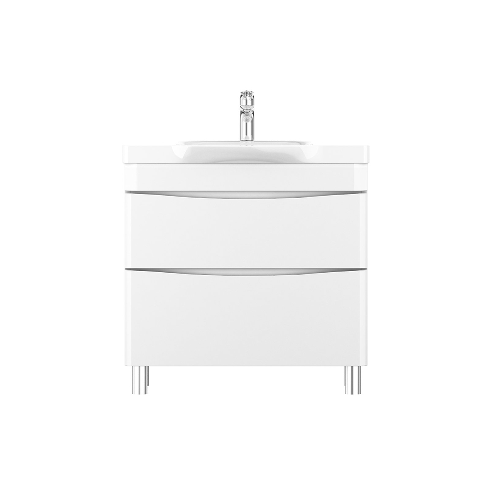 Тумба под раковину AM.PM Like M80FSX0802WG белый глянец