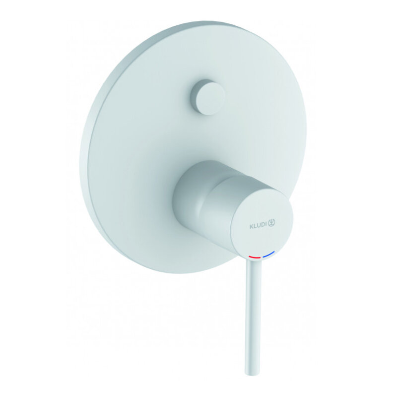 Смеситель для ванны и душа Kludi Bozz 386595376 белый матовый