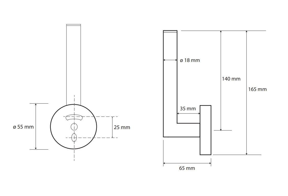 Чертеж Держатель запасного рулона Bemeta Brilo 161112030
