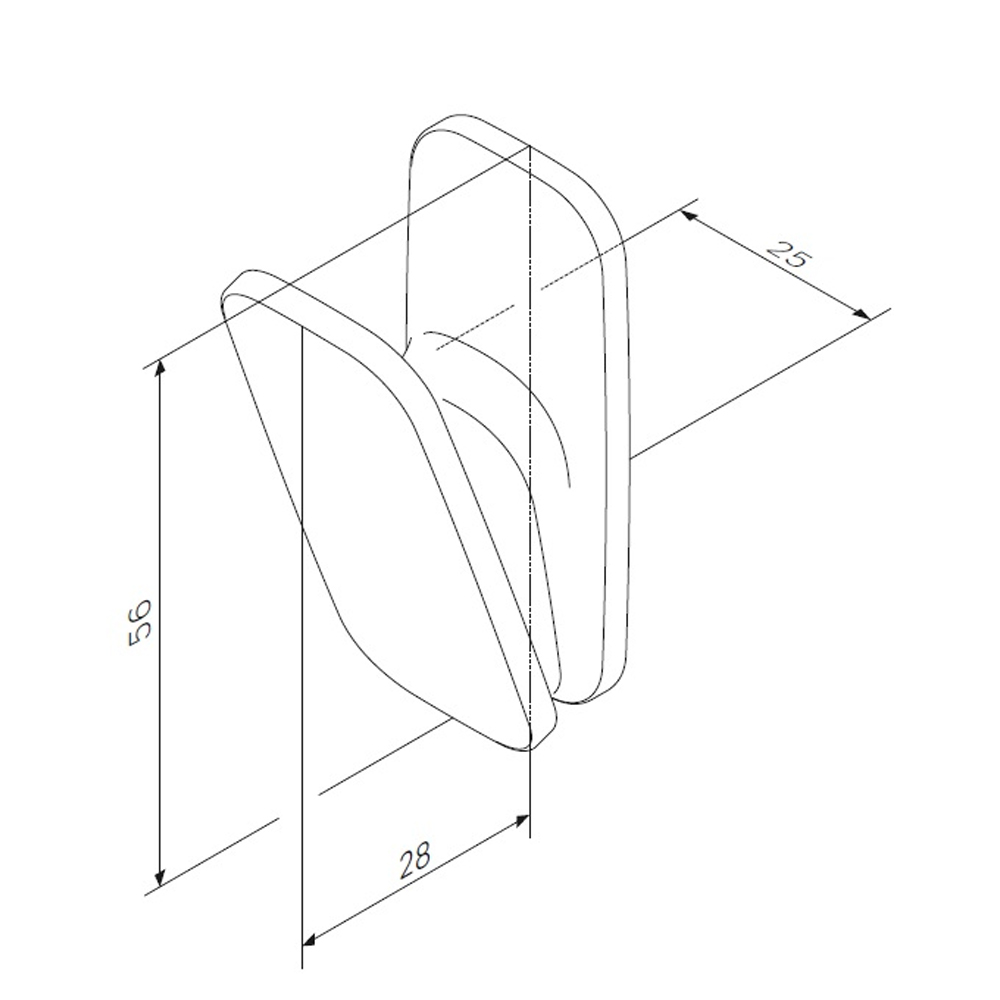 Чертеж Крючок для полотенец AM.PM Inspire 2.0 A50A35500