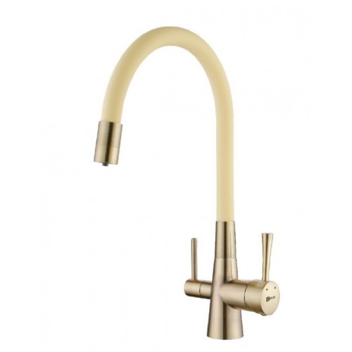 Смеситель для кухни Lemark Comfort LM3075B-Beige бежевый