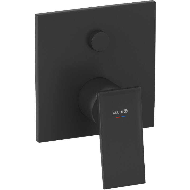 Смеситель для ванны и душа Kludi Decus 547593975 черный матовый