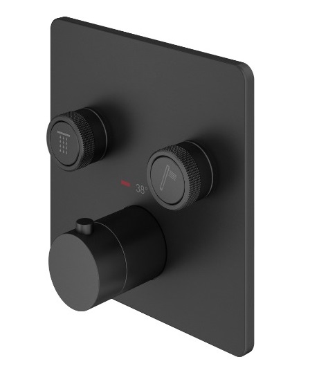 Смеситель для душа Plumberia Selection Psbox PSB2902NO черный матовый