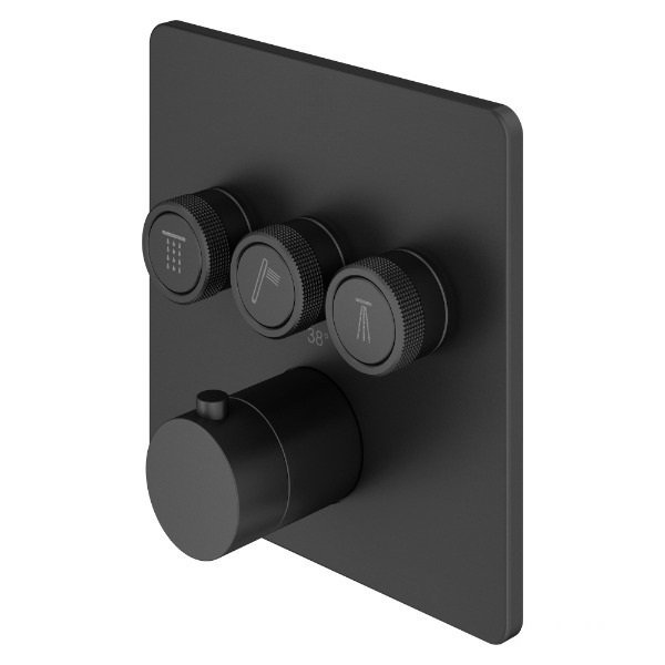 Смеситель для душа Plumberia Selection Psbox PSB2903NO черный матовый