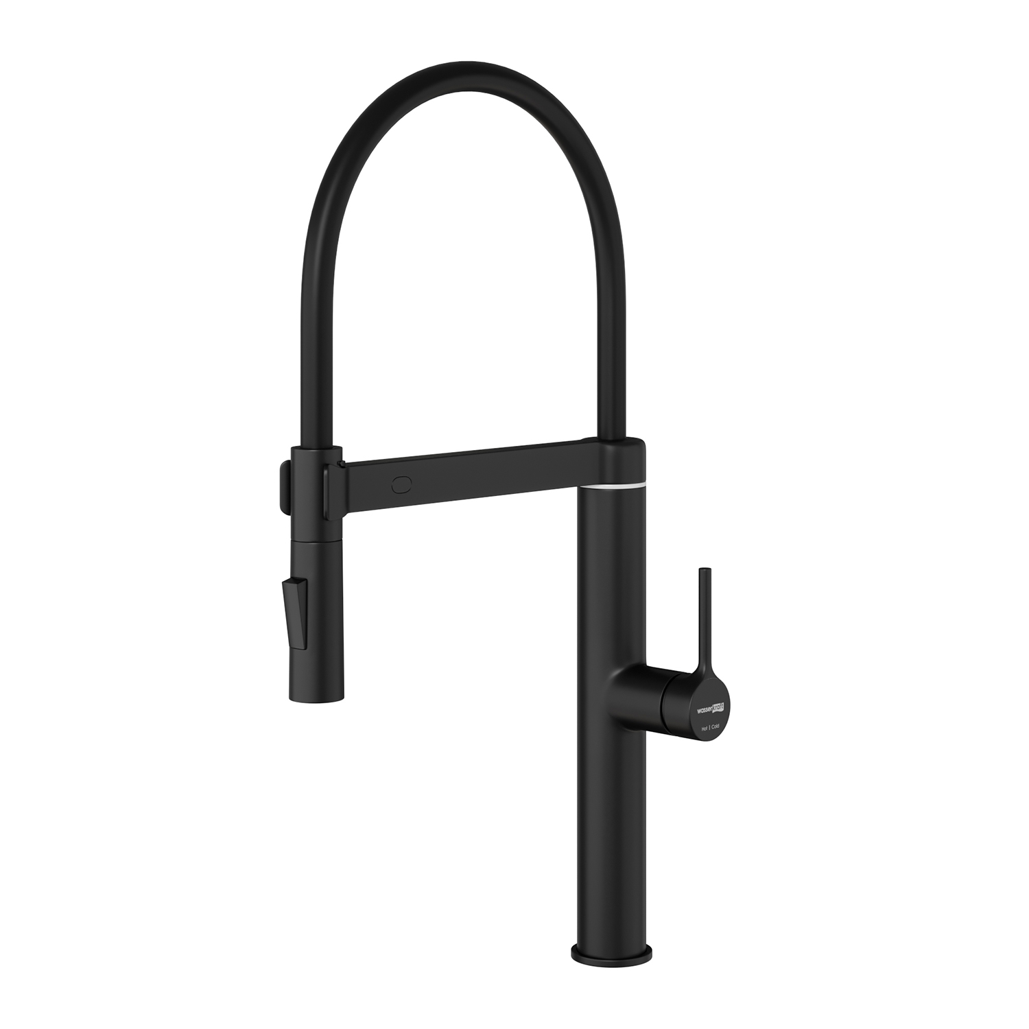 Смеситель для кухни WasserKRAFT A8867 черный матовый