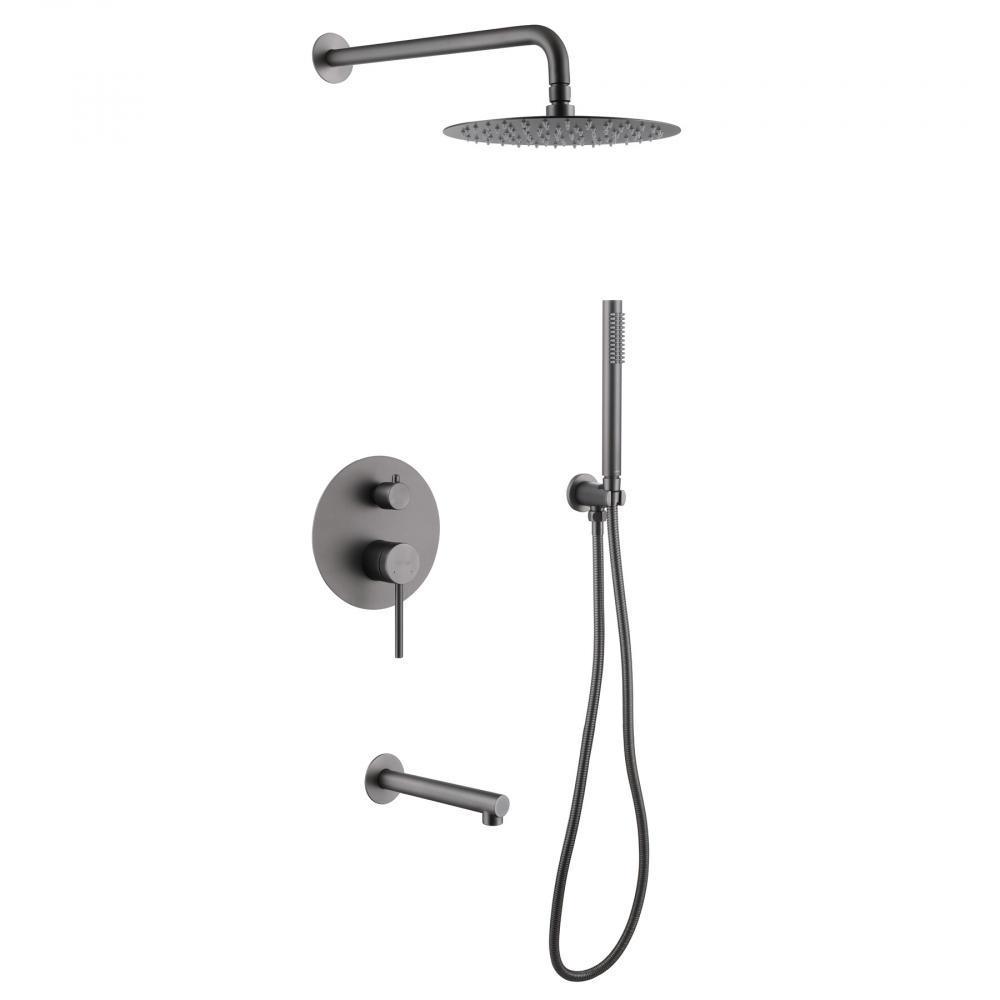 Душевой комплект Abber Emotion AF8817NG никель