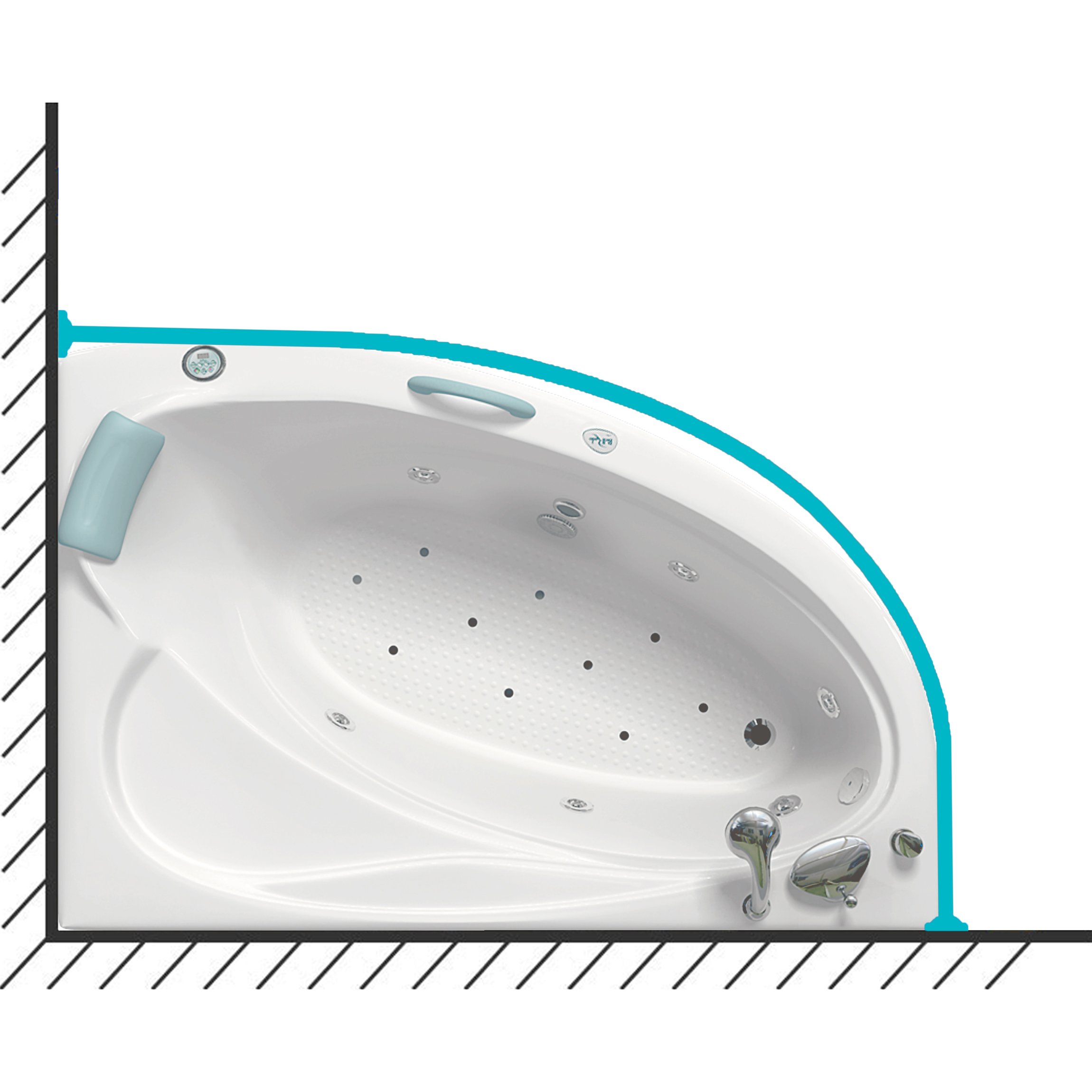 Ванна тритон бриз размеры