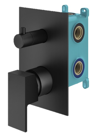 Смеситель для душа Plumberia Selection Tag KITTG1901NO черный матовый