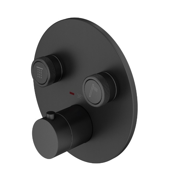 Смеситель для душа Plumberia Selection Psbox PSB1902NO черный матовый