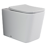 Приставной унитаз Ceramica Nova Cubic CN1809 с сиденьем