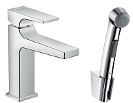 Смеситель для раковины hansgrohe Metropol 32522000 с гигиеническим душем