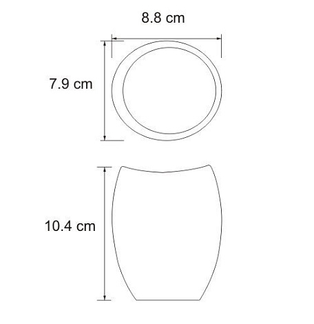 Стакан для зубных щеток WasserKRAFT Werra K-8228