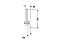 Ерш подвесной Duravit Karree 0099571000