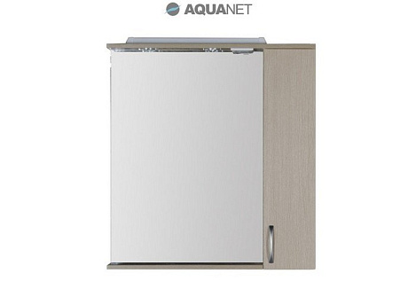 Шкаф-зеркало Aquanet Донна 80 (168930) светлый дуб