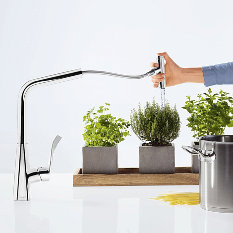 Смеситель для кухни hansgrohe Metris 14884000