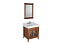 Комплект мебели Villeroy&Boch Hommage 89950001+85650000+710175R1, грецкий орех (тумба+раковина+зеркало)