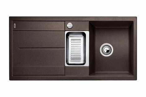 Кухонная мойка Blanco METRA 6 S-F SILGRANIT PuraDur 519120, кофе