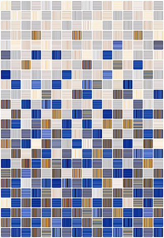 Плитка для стены Керамин Гламур 2с 27.5x40, разноцветный