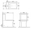 Чаша напольного унитаза Belbagno Romano BB248CPR-P 15F2000303