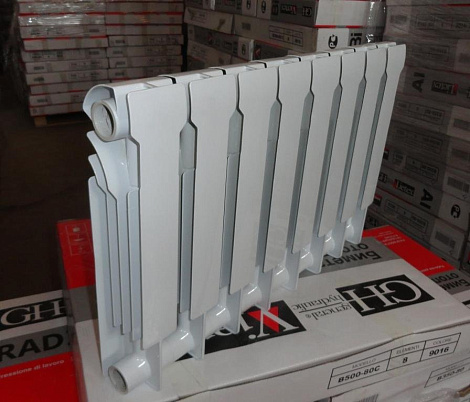 Биметаллический радиатор VIERTEX 350-80 - 10 секций