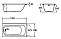 Ванна стальная Roca Contesa 100x70 212107001