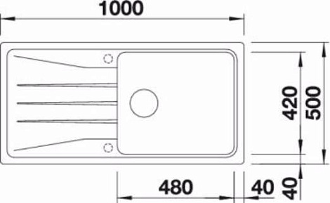 Кухонная мойка Blanco SONA XL 6S SILGRANIT PuraDur 519697, кофе