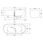 Акриловая ванна BELBAGNO 180x80x60 BB71-1800