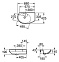 Раковина Roca Dama Senso 327519000 68x42, угловая