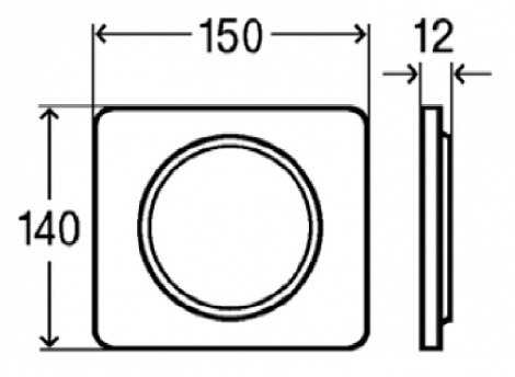 Смывная клавиша Viega Visign for Style 13 654788