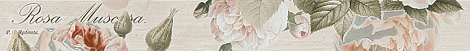 Бордюр для стены Gracia Ceramica Garden Rose 60x6.5 010212001811, бежевый