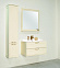 Комплект мебели Aquaton Леон 80 (1A186301LBPR0) дуб бежевый (Тумба+раковина+зеркало)
