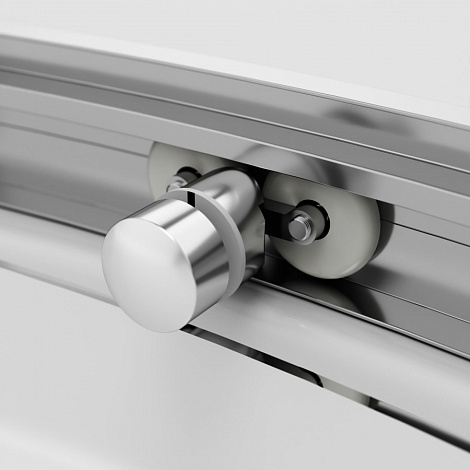 Душевое ограждение AM.PM Like Solo Slide 120 W83G-302U120CT 120x80, стекло прозрачное, хром, без поддона