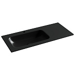 Раковина Ceramica Nova Grace CN7014MB черный матовый чаша слева
