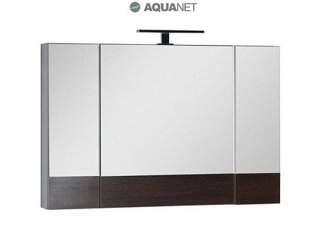 Шкаф-зеркало Aquanet Нота 100 (159111) венге