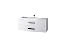 Тумба под раковину Oasis Bon Ton M085VL bianco luc-G002 венге