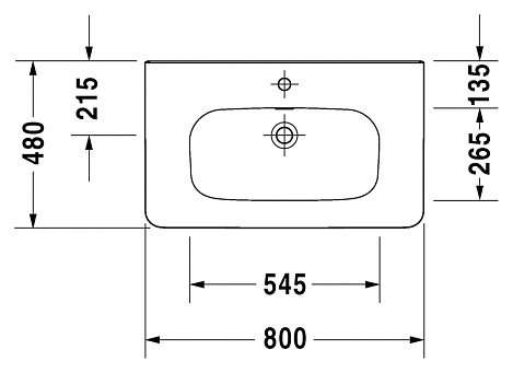Раковина Duravit DuraStyle 2320800000