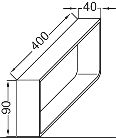 Полотенцедержатель Jacob Delafon Parallel 52 EB506-BME, Металл