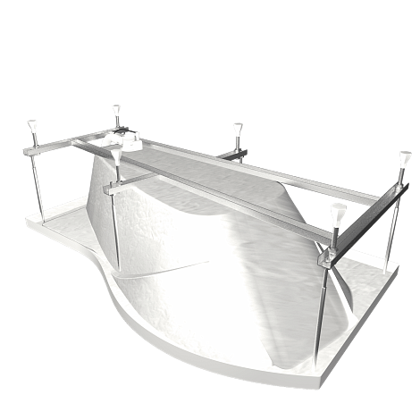 Акриловая ванна Triton Мишель 170x96 асимметричная левая