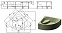 Акриловая ванна Kolpa Swan 160 Basis 160x160