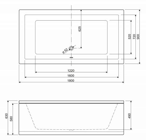 Передняя панель Cezares PLANE PLANE-200-SCR