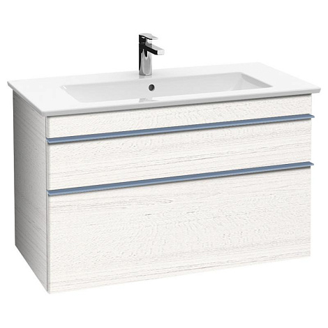 Тумба с раковиной Villeroy&Boch Venticello A925 04E8+41048LR1, белое дерево